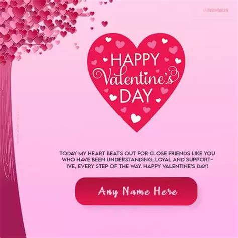 Happy Valentine Day 2026 Card For Girlfriend With Name