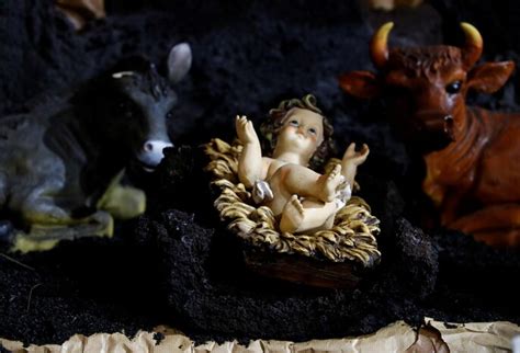 Priest and geologist use volcanic ash to create Christmas nativity ...