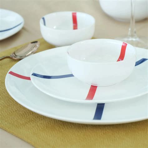 TAMO Premium Ceramic Dinner Plates Set of 6 | BlackCarrot