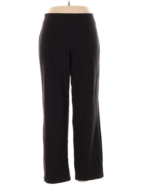 T by Talbots Women Black Dress Pants 0X Plus - Gem