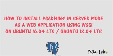 Image result for PostgreSQL pgAdmin 4 Tutorial