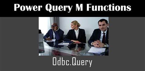 Image result for Power Query ODBC Advanced SQL Query Example