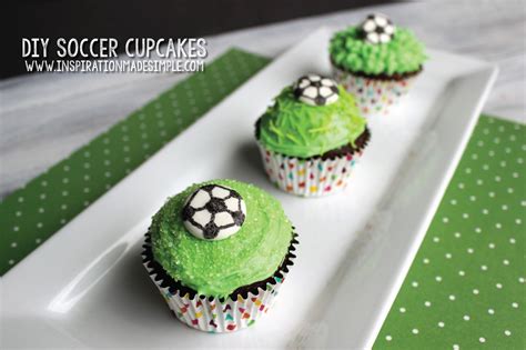 Simple DIY Soccer Cupcakes - Inspiration Made Simple
