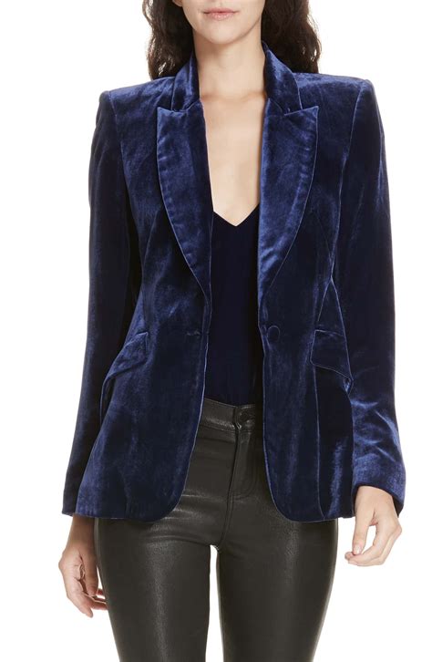 L'AGENCE Velvet Blazer | Nordstrom | Velvet blazer women, Blazer ...