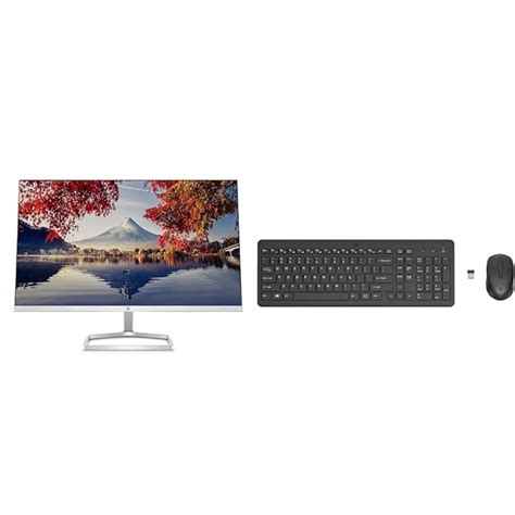 HP M27f 27-inches 68.6cm 1920 x 1080 Pixels Eye-Safe Certified Full HD ...