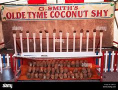 Image result for coconut shy