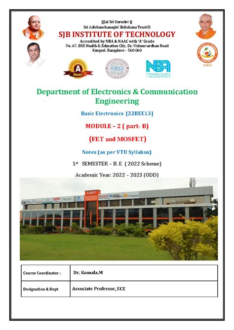 JULY23 BBE103 - Basic Electronics Semester Exam Question Paper - Studocu