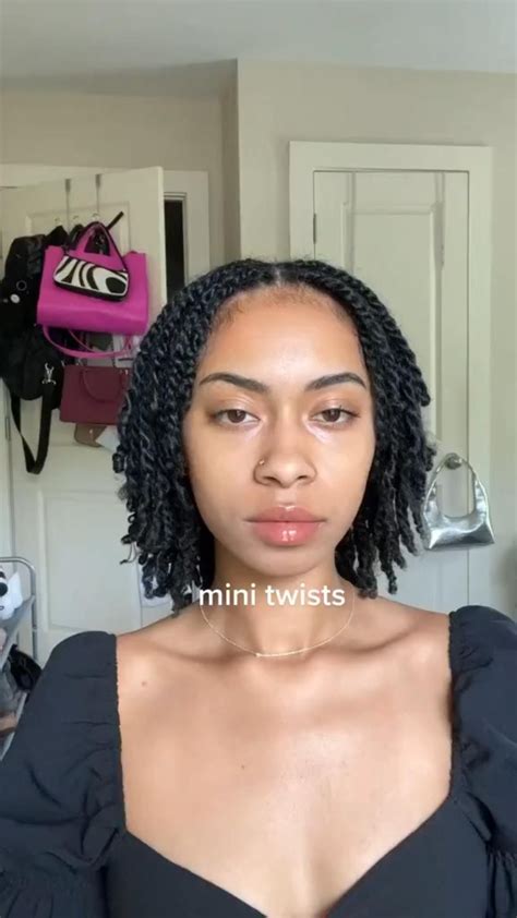 Mini twist hairstyle – Artofit