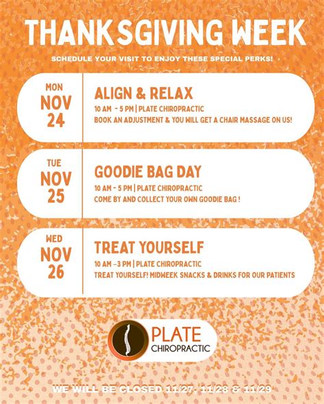 Patient Appreciation Thanksgiving Week, 1312 West Exchange Pkwy, Suite ...