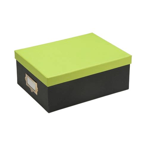 A4 Storage Boxes with Lid | Premium Stackable Storage Boxes with Label ...