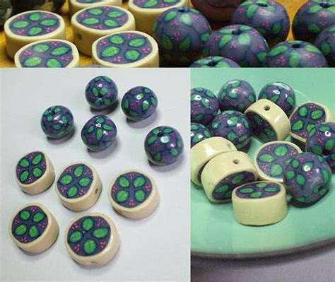 it's a clean machine: Leaf cane and beads | Polymer beads, Arts and ...