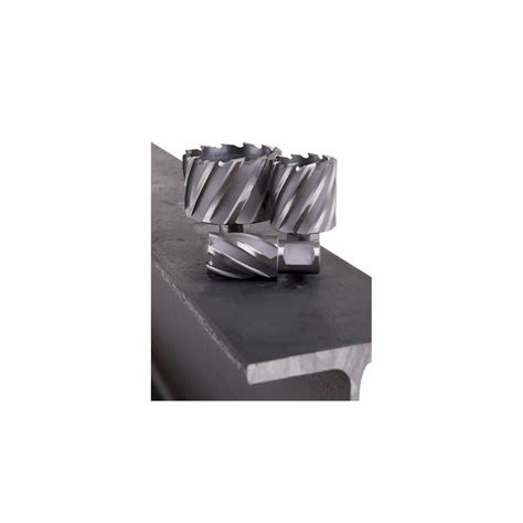 Image result for Using Annular Cutter On Lathe