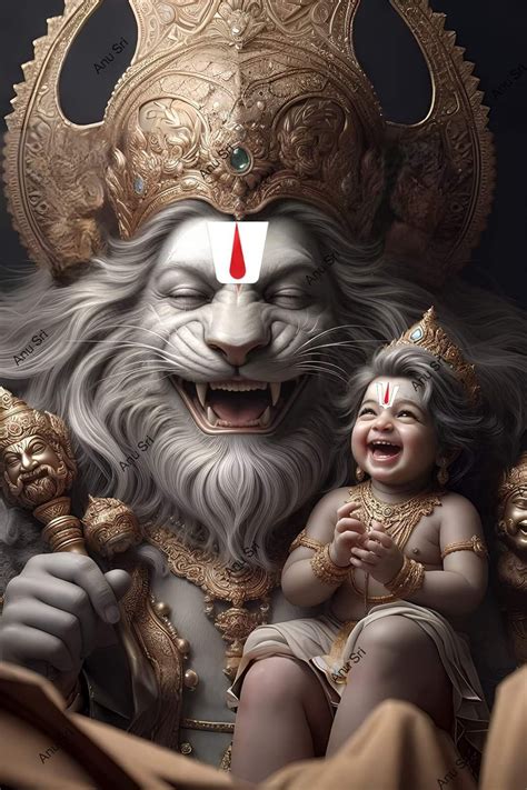 Animated Lord Narasimha Wallpapers