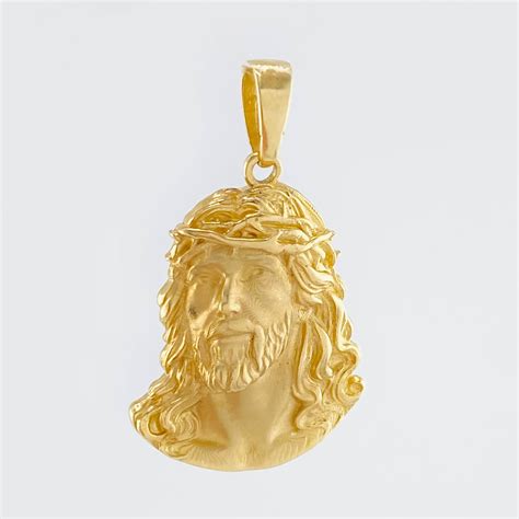 Dije Rostro De Cristo Mate 5,2gr | Oro 18 Kilates - Napoleone Joyas CO