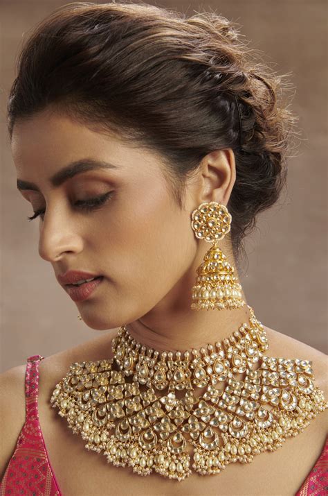 Shamiana Kundan Necklace Set – Paisley Pop Shop