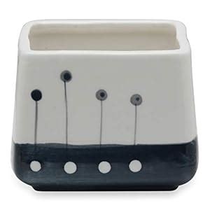 Santo Square Design Ceramic Succulent Planter Pot Flower Pot Container ...