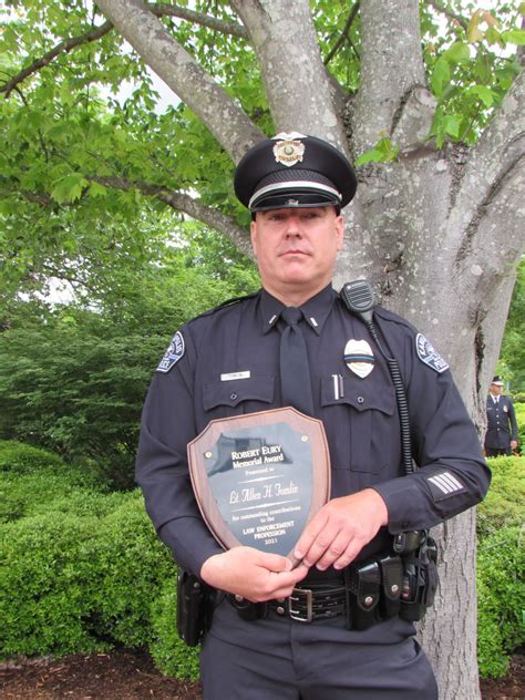 We congratulate Kannapolis Police Lt. Allen Tomlin, who was presented ...