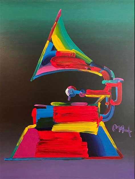 Peter Max - Grammy For Sale at 1stDibs | how much are peter max ...