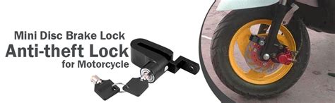 AllExtreme Mini Bicycle & Motorcycle Disc Brake Lock Security | Compact ...