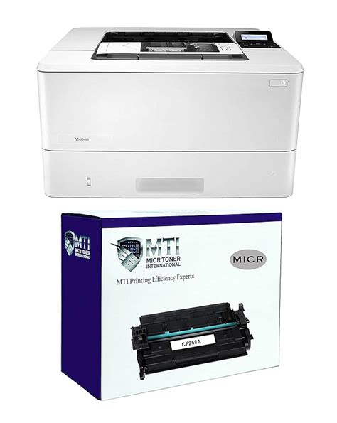 MICR Toner International Laserjet Pro M404n MICR Printer Bundle with 1 ...