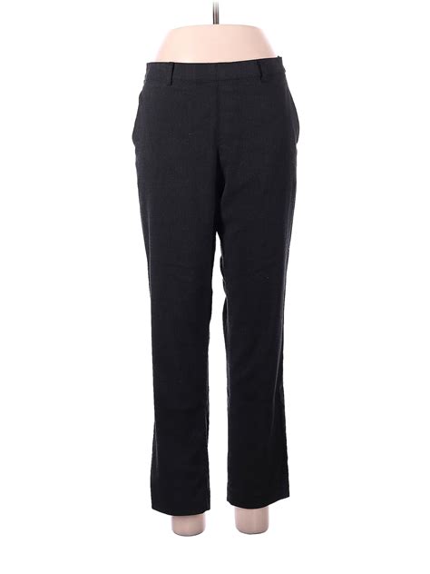 Uniqlo Women Black Dress Pants 7 | eBay