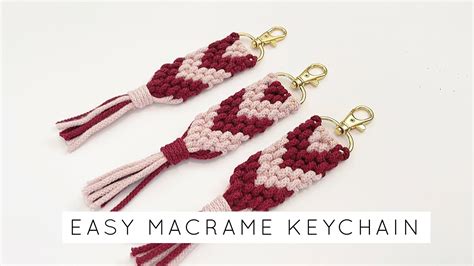 Image result for How to Make Macrame Keychains