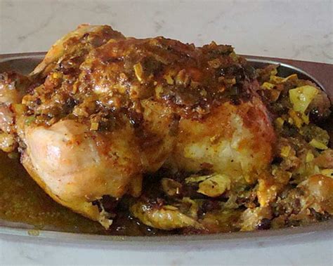 Indian Style Stuffed Roast Chicken Recipe - Indian.Food.com