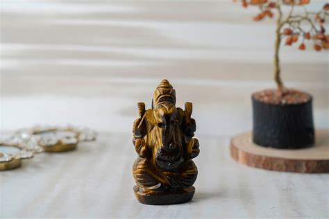 Tiger Eye Ganesha – GemAnatomy