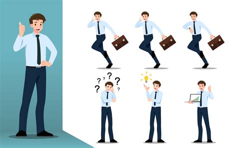 Businessman Vector Characters