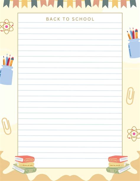 Letter Paper With Borders