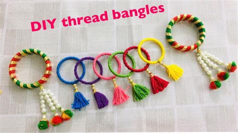 How to Make Bangles Using Thread 的图像结果