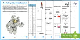 LKS2 The Mystery of the Stolen Space Food SPaG Problem-Solving Game