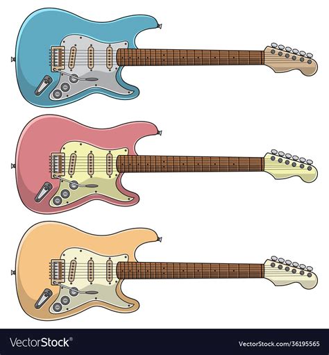 Electric guitar Royalty Free Vector Image - VectorStock