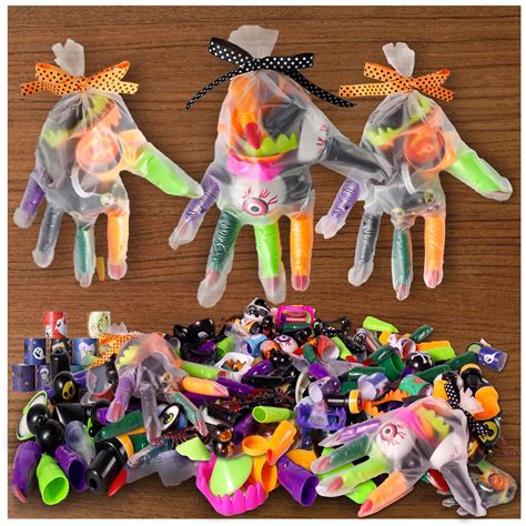 APROAT 170Pcs Halloween Party Favors for Kids Bulk Gloves Stuffed Set ...