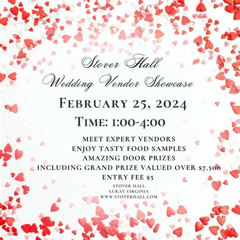 Stover Hall Wedding Showcase , Stover Hall, Luray, 25 February 2024 ...