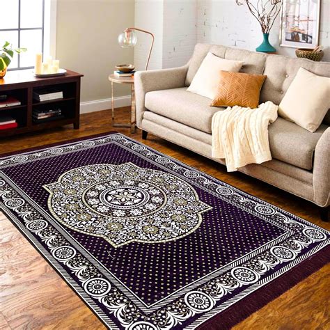 Buy RVS DECOR 5x7 Chenille Carpet for Living Room | Soft Chenille ...