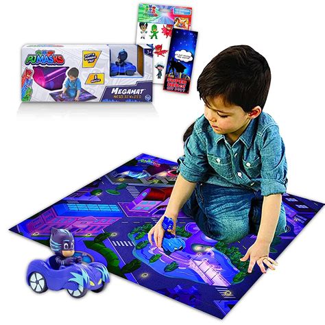 Buy PJ Masks Kids PJ Masks Mega Mat with Vehicle Set - Unisex Kids Play ...