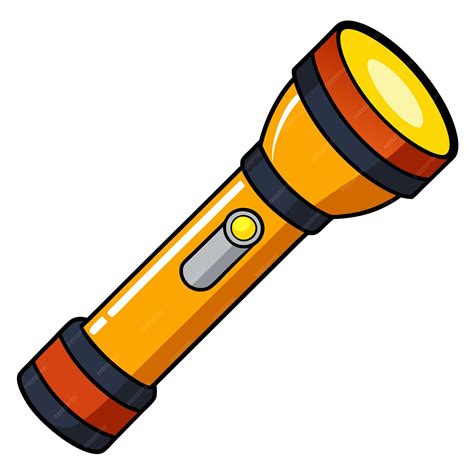 Flashlight clipart vector art and illustration | Premium AI-generated ...