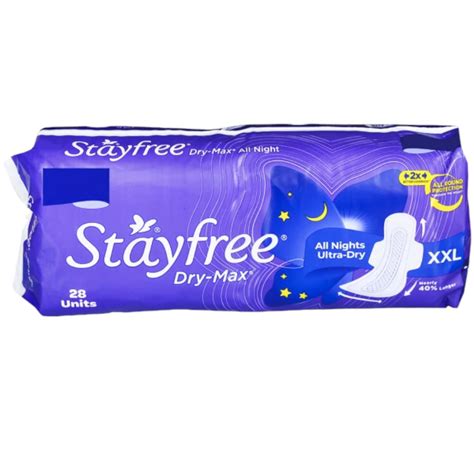Buy STAYFREE ADVANCED ALL NIGHTS ULTRA SOFT XXL 7 SANITARY PADS Online & Get Upto 60% OFF at ...