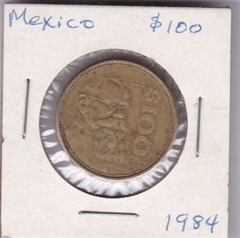 1984 100 Pesos Mexican Coin Jual Koin Kuno Meksiko 100 Peso 1984 1992