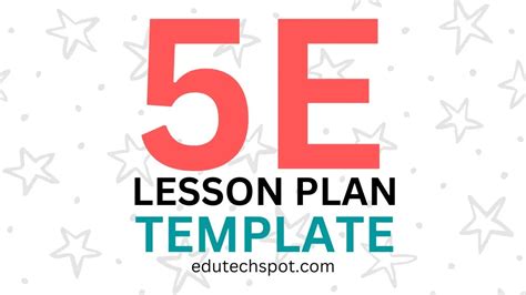 Image result for How to Write a 5E Lesson Plan