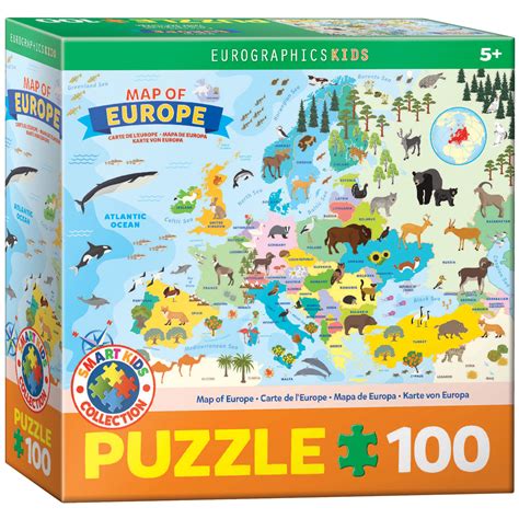 Illustrated Map of Europe, Jigsaw Puzzle at Eurographics
