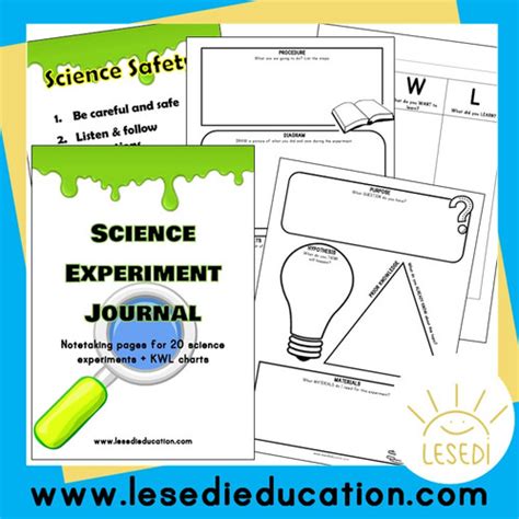 Image result for Science Lab Journal Elementary