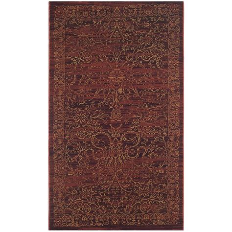 Safavieh Serenity Amelia 2 X 4 (ft) Ruby/Gold Floral/Botanical Vintage ...