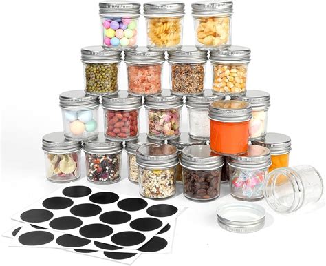 Amazon.com: SRNRUS Small 2 oz Mason Jars, 24 Pack Glass Mini Canning ...