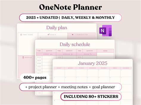 Image result for OneNote Daily Planner Template
