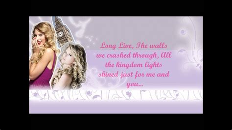 Long Live - Taylor Swift. - YouTube