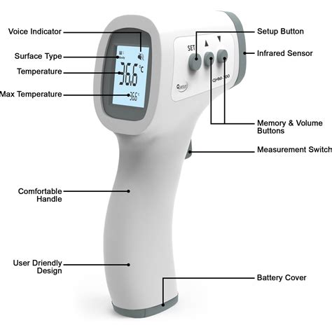 Quantum QHM-700 QHM-700 Thermometer (White)