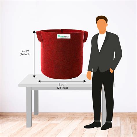 OragnicBazar Geo 24×24 Grow Bag for Home & Terrace Gardening Suitable