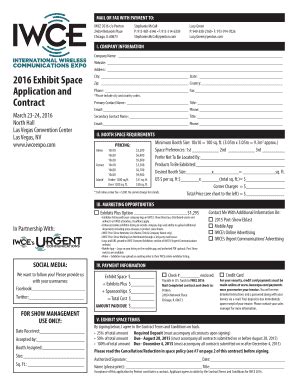 Fillable Online I COMPANY INFORMATION - biwceexpobbcomb Fax Email Print ...